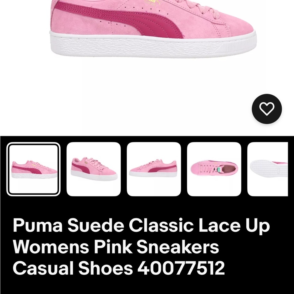 Puma Suede Classic Pink Women's Sneakers